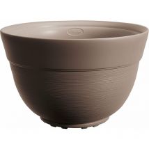 Conca dora di Martino Vase – Grau Ø36xH23 cm – Blumentopf mit Wasserspeicher
