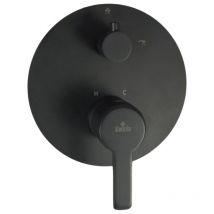 Deante - Concealed Shower Tap Handshower/Rainfall Switch Matte Black Galvanised Brass