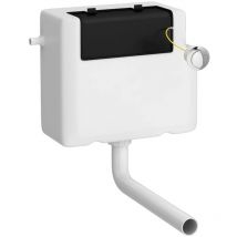 Ceramica - Nuie Dual Flush Concealed Cistern with Chrome Push Buttons - XTY008