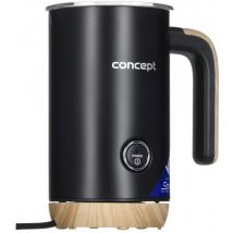 Concept - Nordic NM4101 Mousseur à lait 500W 3 modes 2 fouets interchangeables Acier inoxydable noir