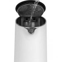 Concept - Hausgeräte Hausgeräte RK3300 - Hervidor de agua (acero inoxidable, 1,5 l), color blanco
