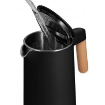 Concept - Hausgeräte RK3301 - Hervidor de agua (acero inoxidable, 1,5 l), color negro