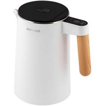 Concept - Edelstahl Wasserkocher Weiß 1,5 l Salt & Pepper RK3300