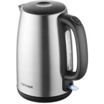 Concept - Wasserkocher, Volumen 1,7 L, 2200 W, Edelstahl Rk3260