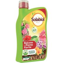 Concime Piante Fiorite 1 L – Fertilizzante Liquido per Piante in Vaso e in Piena Terra – Solabiol