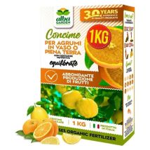 Concime per Agrumi Naturale Biologico, Fertilizzante Granulare Idrosolubile per Arancio Limone Mandarino x 1 kg