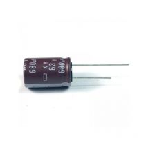 Topmay - Condensador Electrolitico 680uF 63Vdc Medidas 13x25mm Radial