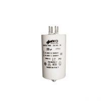 Condensateur 20 mf 450 v ecrou central pour lave linge -...
