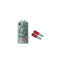 Ducati Energia - Condensateur 2,5μF avec fiches d'adaptation pour moteur de volet roulant