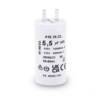 Store Menuiserie - Condensateur, 5,5 uF, Cosses, Meco, Moteur de Volet roulant