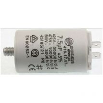 Condensateur de démarrage pour Sèche-linge candy 7.5uf 450v 416179727