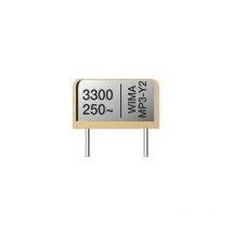 MPRY2W2100FF00MSSD-1 Condensateur anti-parasite MP3R-Y2 sortie radiale 0.01 μF 300 v/ac 20 % 1 pc(s) S800101 - Wima