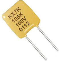 Condensateur céramique sortie radiale Kemet C320C104K1R5TA 0.1 μF 100 v 10 % X7R 1 pc(s) W36555