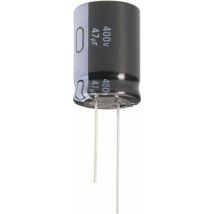 Ecr2wlk470mff751831 Condensateur Électrolytique Sortie Radiale 7.5 Mm 47 Μf 450 V 20 % (ø X H) 18 Mm X 31.5 Mm 1 Pc(s) W18900 - Jianghai