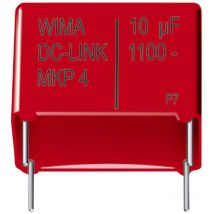 DCP4P045006ID2KSSD 1 pc(s) Condensateur à film mkp sortie radiale 5 μF 1100 v/dc 20 % 37.5 mm (l x l x h) 41.5 x 2 - Wima