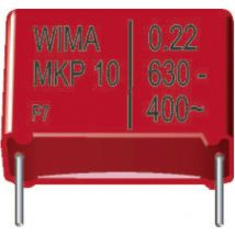 Wima - MKP1G044707G00MSSD 1 pc(s) Condensateur à film mkp sortie radiale 4.7 μF 400 v/dc 10 % 37.5 mm (l x l x h) 41.5 x 20 x 39.5 mm W30660