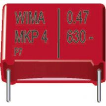 Wima - MKP4G044707F00KSSD 1 pc(s) Condensateur à film mkp sortie radiale 4.7 μF 400 v/dc 10 % 37.5 mm (l x l x h) 41.5 x