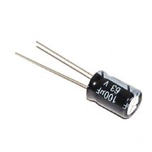 Condensateur électrolytique 100uf 63v 105Âoc Taille 8x12mm 100mf63v105/radial