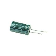 Topmay - Condensateur électrolytique 220uf 100v 105o 15x25mm 220mf100v/105/rd