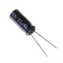 Condensateur électrolytique 22uf 63v 105o 5x11mm 22mf63v/105/radial