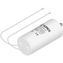 Konek - Condensateur Moteur 40uf 450vac 50x100mm Câbles + Tour M8 Ct40mf450v/c/