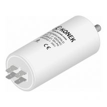 Konek - Condensateur moteur 45uf 450vac 110x50mm Faston + Lathe M8 45mf450vac/f/
