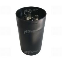 Condensateur Moteur 50/63 μf 250 v Condensateur De Démarrage 46 Mm x 98 Mm (diam. x Haut.) à Connecteurs