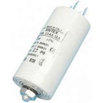 Condensateur 12.5MF (481281728955, 2807960100) Lave-linge 2I marchi, altus, ardem, ariston hotpoint, bauknecht, beko, bluesky, boreal, brandt, candy,