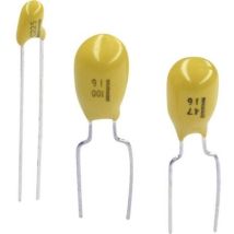 Ca42-106m035ab Condensateur Tantale Tht 2.5 Mm 10 Μf 35 V 20 % (l X H) 6 Mm X 14 Mm 1 Pc(s) S464161 - Tancap