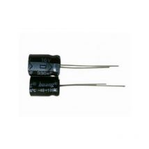 Condensatore elettrolitico 330uf 16v 105o 105o 8x12mm 330mf16v105/rd