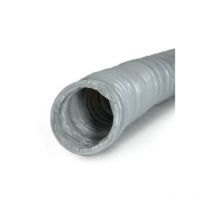 Condotto flessibile in pvc grigio per la ventilazione, diametro 150mm, lunghezza 6m
