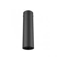 Conduit de finition laqué noir 495mm - 150/200 pour émail 150 et 153