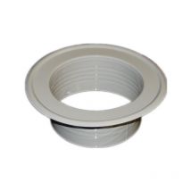 110mm Conduit ventilation métallique tuyau terminant jusqu'à élément masquage