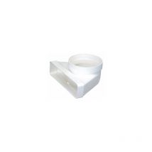 Coude verticale mixte - 55 x 220 vers rond 125 mm Atlantic 460011
