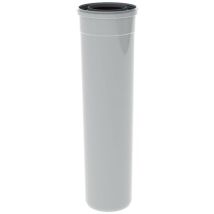 Burgerhout Twinsafe Tuyau D'Évacuation Des Fumées - Ø80 125mm L 1000mm Pp Concentrique - Blanc