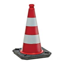 Wemas - Cône de signalisation H.760mm film 2 pièces type RA2B film G.5,2kg