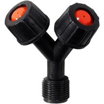 Cône double tête de pulvérisation, chargeur agricole pulvérisateur électrique accessoires