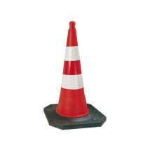 Taliaplast - cone plastique fluo 100CM retro C2 pied caout. 8,5KG 520804