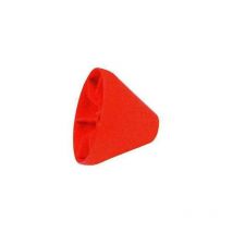 Maxter – Cône de signalisation en plastique rouge – Diamètre 180 mm, Hauteur 55 mm – 887283