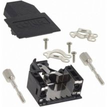 Conec 165X00789XE 165X00789XE Guscio SUB-D Numero Poli (num): 15 Plastica 45 ° Nero 1 pz.