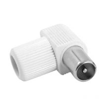 Axil - Conector antena coaxial macho acodado 9,5mm