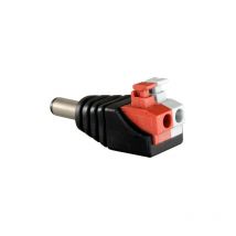 Cctv - Conector Alimentacion dc macho a Presion 5,5x2,1