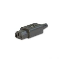 Conector Alimentacion IE320 C13 Hembra Recto Homologado 31.225/IH