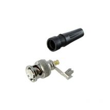 Conector bnc Macho Recto a Tornillo C/manguito