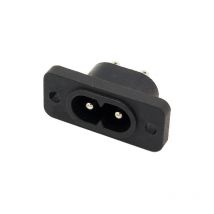 Connecteur de câble C8 iec 320 C8, AC250V, 2.5A, 2 broches
