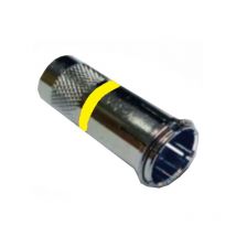 Conector rápido para cable de televisión por satélite y terrestre tipo F tornillo para cable 6,6mm 287195