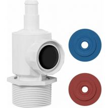 Connettore a muro uwf completo adattabile per Polaris 280 180 380 480 3900 Sport - 9-100-9001- Presa a muro robot, Polaris Zodiac 9-100-9001