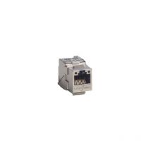 MMC - Conector BC6FSTL RJ45 Cat6 blindado 360° sin herramientas - Gris