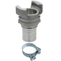 Huggy Tuyaux - Conector simétrico guillemin, dn 50 x 51 mm, con abrazadera de torniquete
