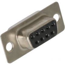 Conector Sub-D 9pin Hembra Soldar Recto
